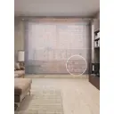 Тюль на шторной ленте Рабочее помещение 310х265 см цвет коричневый