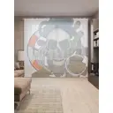 Тюль на шторной ленте Смертельный моряк 310х265 см цвет коричневый