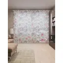 Тюль на шторной ленте Розарий 310х265 см цвет розовый