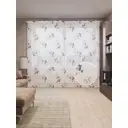 Тюль на шторной ленте Воинственные солдаты 310х265 см рисунок вензель цвет розовый