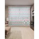 Тюль на шторной ленте Старинный орнамент 310х265 см рисунок вензель цвет серый