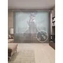 Тюль на шторной ленте Темная леди 310х265 см цвет черный