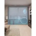 Тюль на шторной ленте Лунное кладбище 310х265 см цвет черный