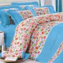 Комплект постельного белья Dome Rosinn, полутораспальный, сатин, разноцветный