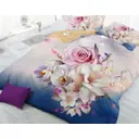 Комплект постельного белья Dome Devan, полутораспальный, сатин, разноцветный