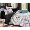 Комплект постельного белья Dome Davinia, полутораспальный, сатин, разноцветный