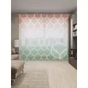 Тюль на шторной ленте Королевский градиент-6 310х265 см цвет оранжевый