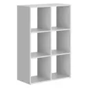 Стеллаж Skyland 70x104x33 см ЛДСП цвет белый нагрузка на полку до 5 кг