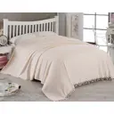 Покрывало Sofi de Marko Damask Kozali 200x220 см махровая ткань цвет кремовый