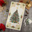 Новогоднее полотенце Этель Golden Christmas 5135265 40x73 см, саржа