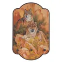 Шкафчик для ключей 18x3x28 см 757316, дерево, металл, цвет коричневый