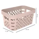 Корзина Eternity 25x17x13 см 4 л полипропилен цвет какао