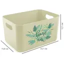 Корзина Home 22.7x15.7x12.1 см 2.4 л полипропилен цвет золотой туман