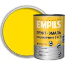 Грунт-эмаль по ржавчине 3 в 1 Empils PL гладкая цвет желтый 0.9 кг