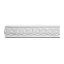 Молдинг с орнаментом Fabello Decor CR 602 19x77x2000 полиуретан, цвет белый