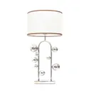 Настольная лампа LUMINA DECO Fabi LDT 5528 CHR+WT цвет хром