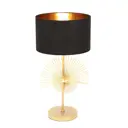 Настольная лампа LUMINA DECO Fonti LDT 5534 GD+BK цвет черный