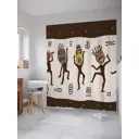 Шторка для ванной Африканское полотно 180x200 см
