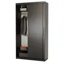 Шкаф-купе Шарм-дизайн 220x130x60 см 2 полок ЛДСП цвет венге