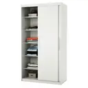 Шкаф-купе Шарм-дизайн 220x120x60 см 7 полок ЛДСП цвет белый