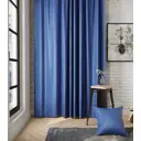 Штора на шторной ленте Monoray 170x250 см цвет синий