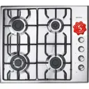 Газовая варочная панель Simfer H60Q41M571 60 см 4 конфорки цвет хром