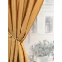 Штора на шторной ленте Лоя 150x270 см цвет горчичный