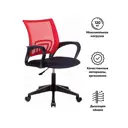Кресло компьютерное Topchairs St-basic сетка/ткань цвет красный