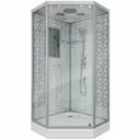 Душевая кабина Niagara Luxe NG-7702DW 100x100x210см низкий поддон