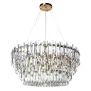 Люстра потолочная DIVINARE 3510-17-SP-18 3510-17-SP-18 18 ламп 27 м² цвет латунь