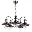 Люстра потолочная ARTE LAMP A5518LM-5AB A5518LM-5AB 5 ламп 12 м² цвет бронза