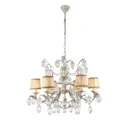 Люстра потолочная ARTE LAMP A1871LM-6WG A1871LM-6WG 6 ламп 9 м² цвет белый