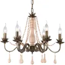 Люстра потолочная ARTE LAMP A1832LM-6GA A1832LM-6GA 6 ламп 9 м² цвет золото