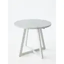 Кухонный стол Card&loft Sto-205-05-04-mrakarbel круг 85x75 см ЛДСП цвет белый