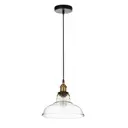 Светильник подвесной LUMINA DECO Gabi LDP 6804 PR 1 лампа 3 м² цвет прозрачный