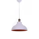 Светильник подвесной LUMINA DECO Boggi LDP 6858 WT+BRONZE 1 лампа 3 м² цвет белый