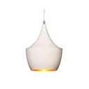 Светильник подвесной LUMINA DECO Foggi LDP 7712-B WT 1 лампа 3 м² цвет белый