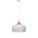 Светильник подвесной LUMINA DECO Consi LDP 7918-350 WT 1 лампа 3 м² цвет белый