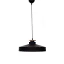 Светильник подвесной LUMINA DECO Levanti LDP 7974-400 BK+WT 1 лампа 3 м² цвет черный