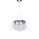 Светильник подвесной LUMINA DECO Tosso LDP 8066-500 PR 9 ламп 12 м² цвет прозрачный