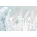 Фотообои флизелиновые Printwalls Leaves 400x270 см Белые тропические листья