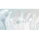 Фотообои флизелиновые Printwalls Leaves 500x270 см Белые тропические листья