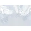 Фотообои флизелиновые Printwalls Leaves 400x270 см Серо-голубые пальмовые листья