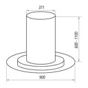 Кухонная вытяжка Maunfeld Berta 90 нержавеющая сталь (в 3-х коробках)