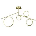 Потолочный светильник Mantra Olimpia 6580 теплый белый свет цвет золотой