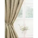 Штора YML1526 на шторной ленте 250x170 см, цвет оливковый зеленый