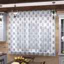Тюль Паула YML1549 на шторной ленте 180x300 см, цвет синий