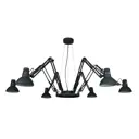 Люстра потолочная ARTE LAMP RAGNO 6 ламп 18 м² цвет черный