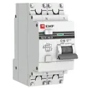 Дифференциальный автомат EKF PROxima АД-32 1P N C16 A 30 мА 4.5 кА AC DA32-16-30-pro