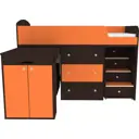 Кровать Кариви КИВи 184x113x84 см ЛДСП цвет венге 00004-02-20-00